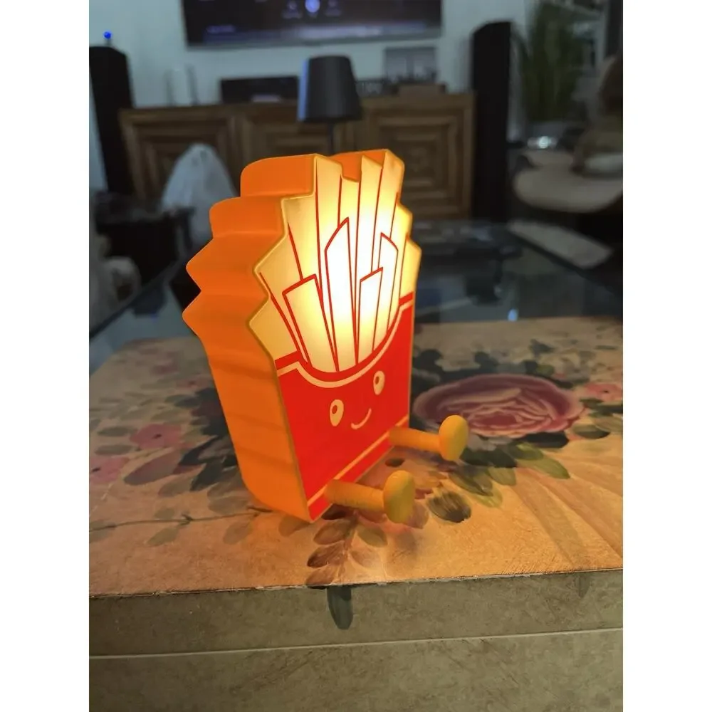 Led French Fry Phone Holder No Box No Batteries